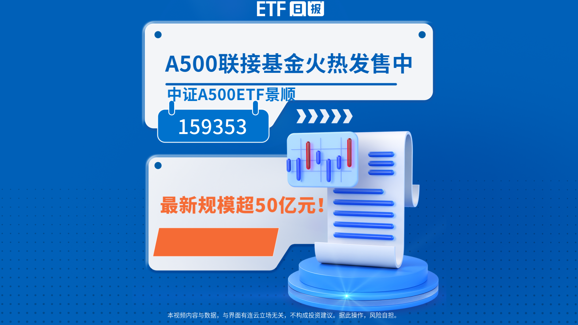 集体宣布!就在10月25日!10只中证A500ETF联接基金开售