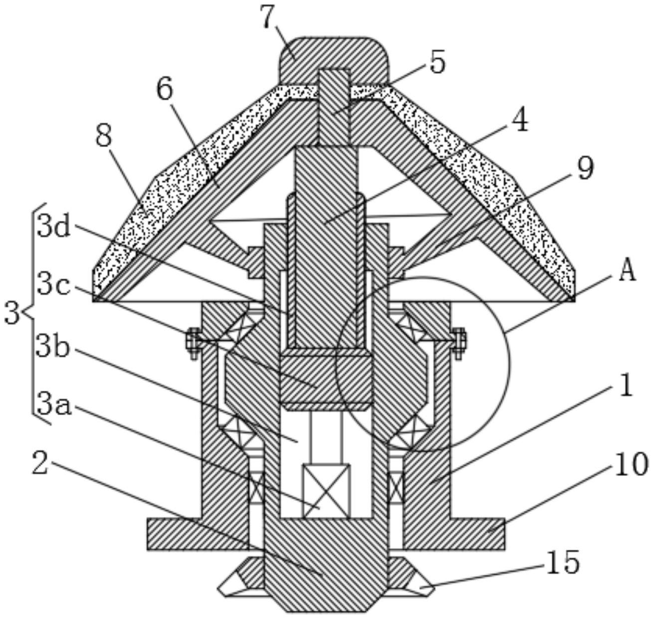 南矿集团获得发明专利授权：“一种多缸圆锥破碎机下机架总成”