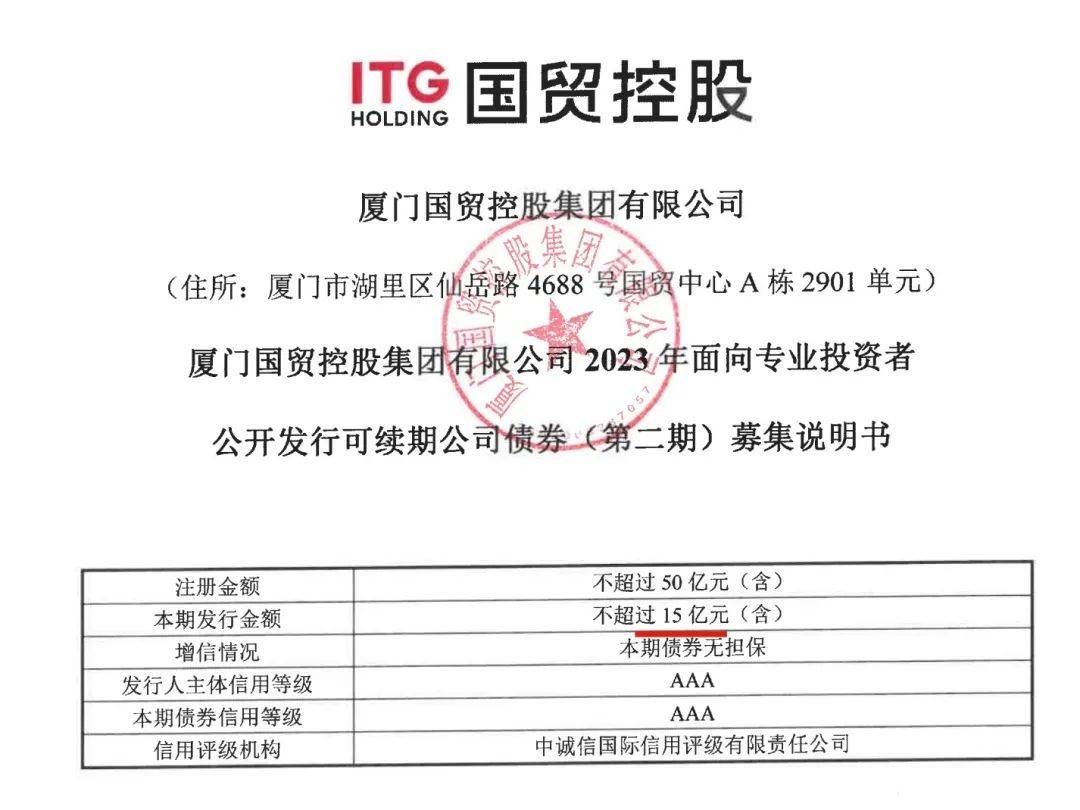 重庆三峡担保集团发行6亿元可续期公司债