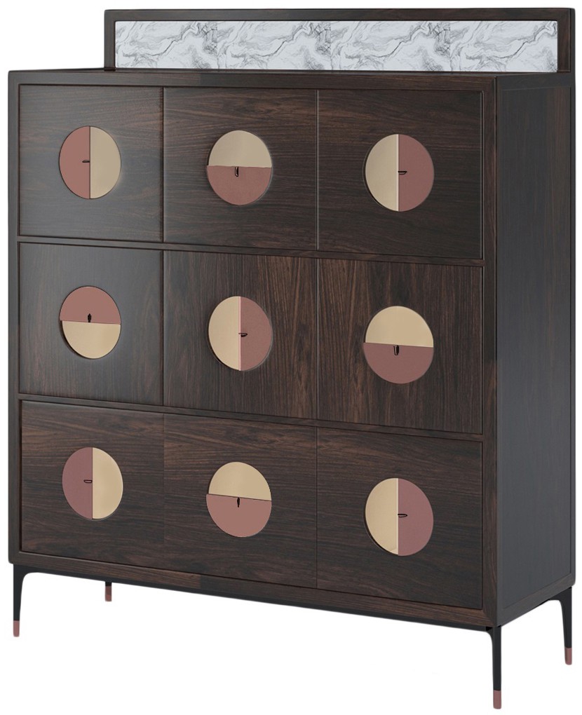 金牌家居获得外观设计专利授权：“柱线(木系140-竹颂)”