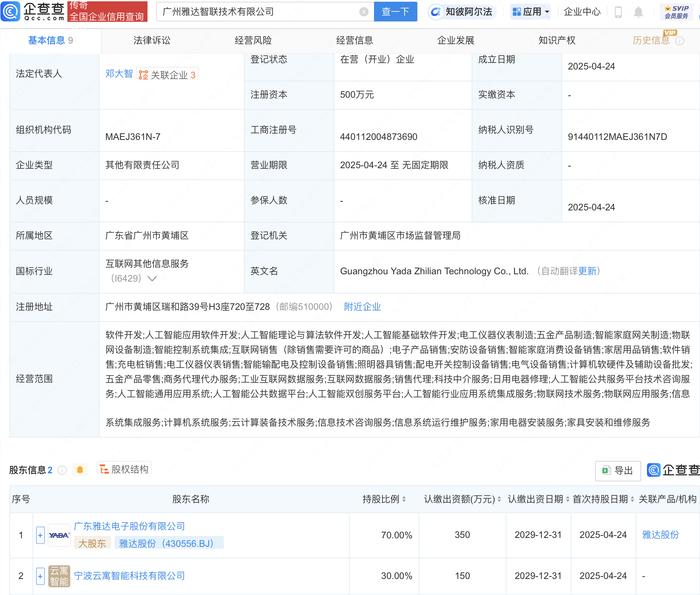 天地在线成立新公司 含AI软件开发业务