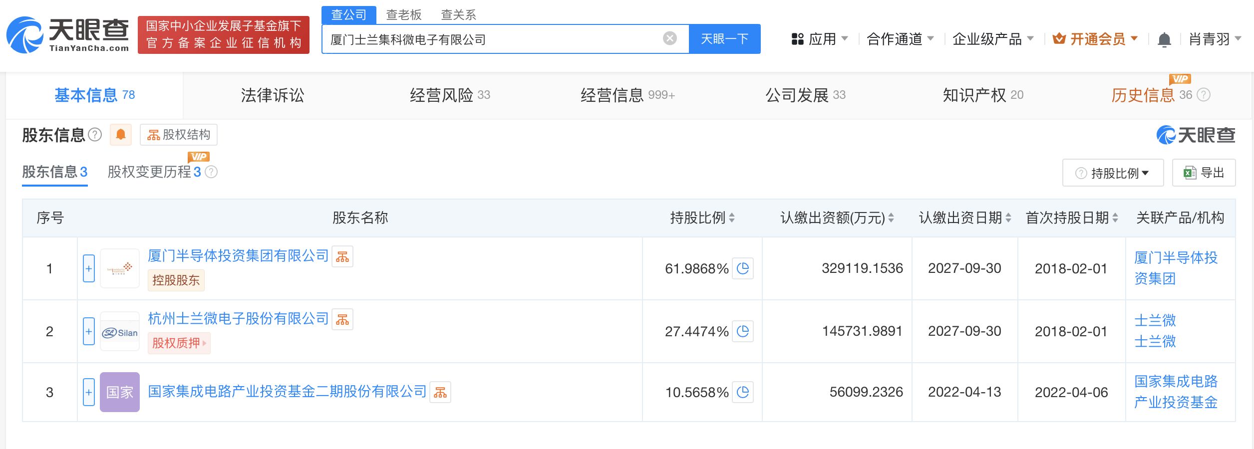 士兰微在厦门成立新公司 含半导体器件业务