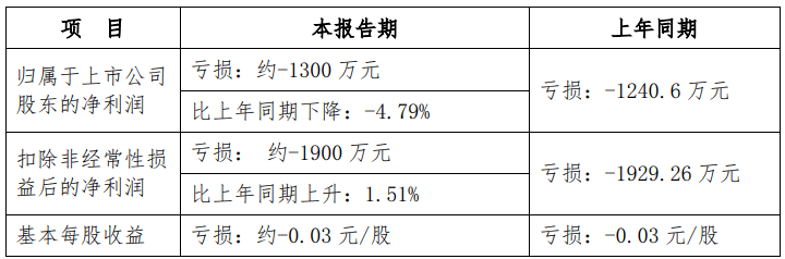 南宁百货：预计上半年亏损1300万元 同比由盈转亏