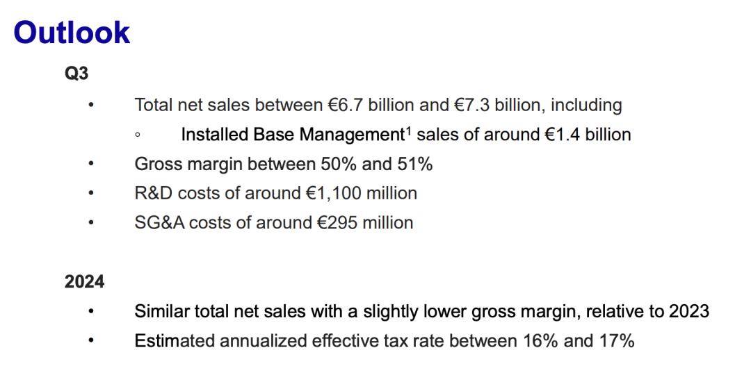 ASML二季度新增订单55亿欧元，预计中国市场营收占比将超过25%