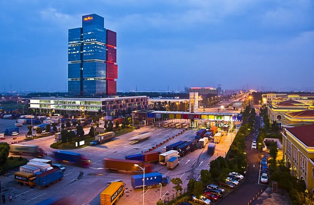 上海市首个航空前置货站在松江综合保税区启动试运行