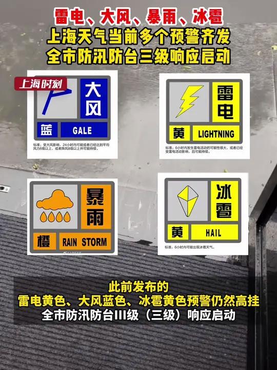 上海启动全市防汛防台四级响应行动