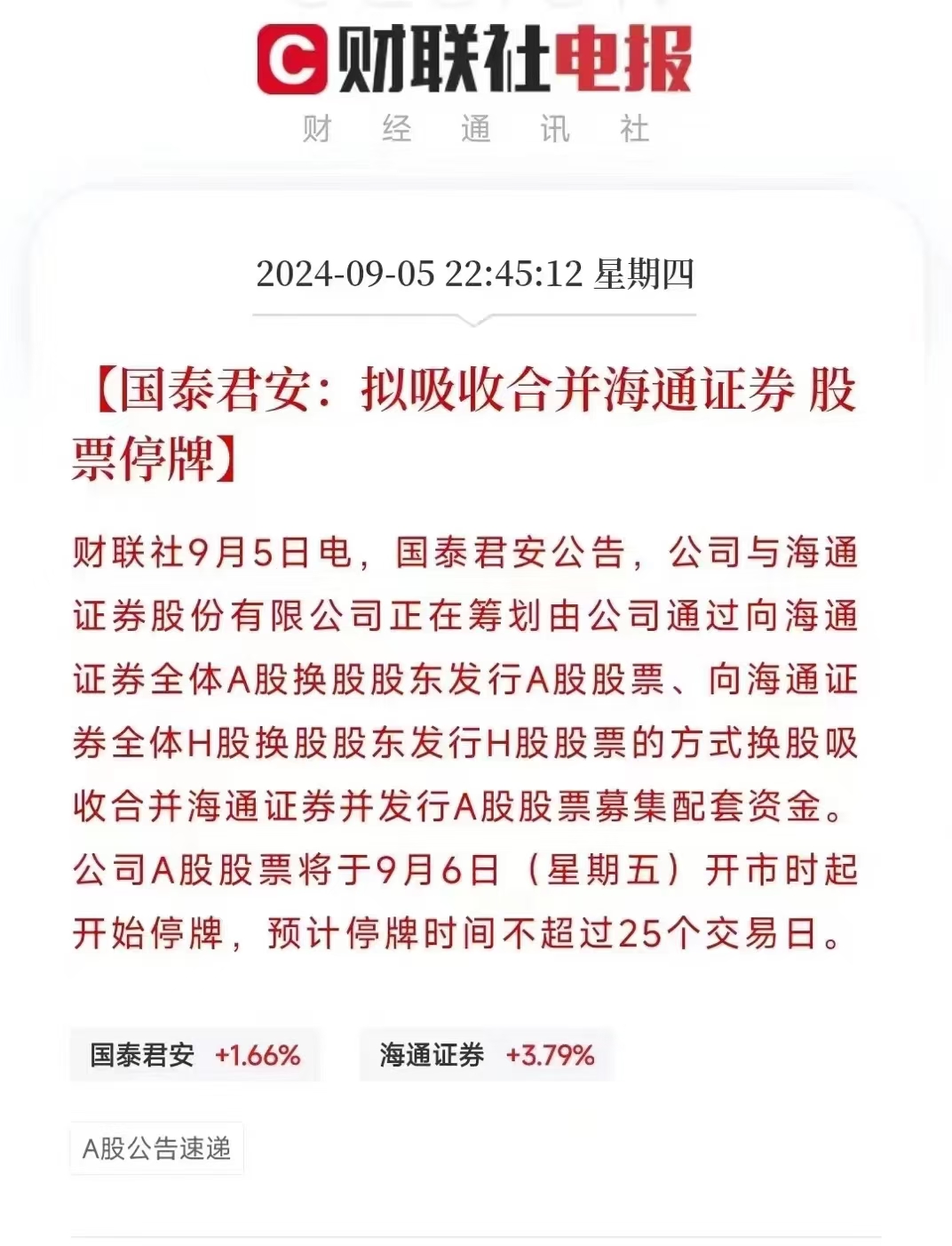 今晚，突发公告！两只A股：停牌！