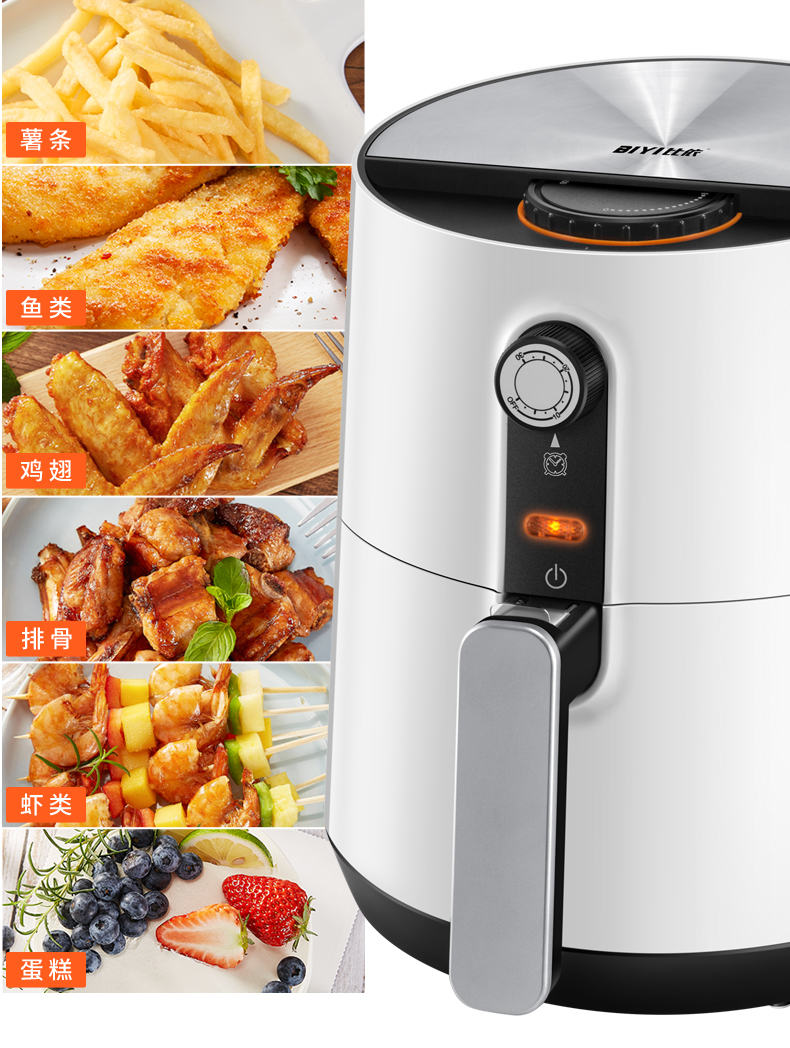 比依股份获得实用新型专利授权：“一种翼型分流片背吹风空气炸锅”