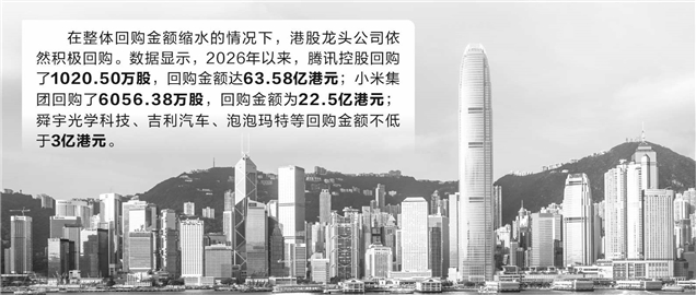 13家港股公司回购 小米集团-W回购7690.93万港元