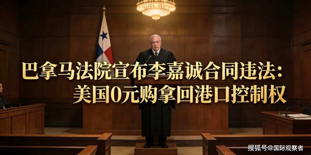 长江和记：巴拿马港口公司扩⼤对巴拿马政府提出的国际仲裁索偿，索赔金已超20亿美元