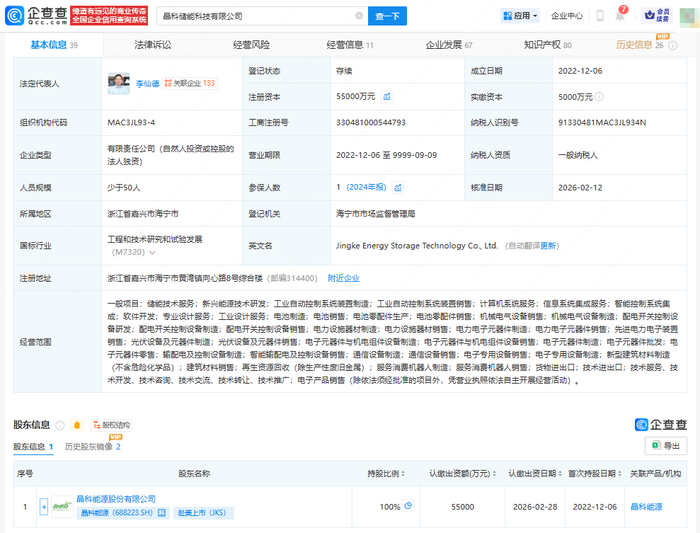 晶科能源大宗交易成交26.00万股 成交额201.24万元